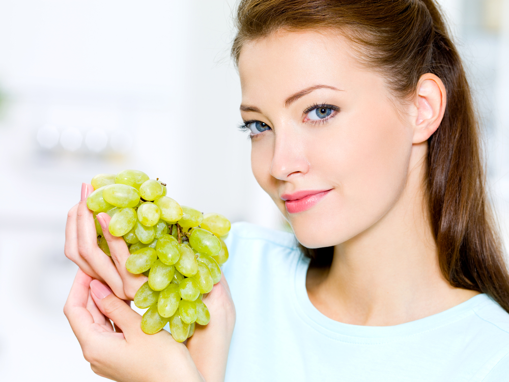 Употребление винограда является показателем правильного питания